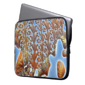 Abstrakter Rock Pool Laptopschutzhülle (Vorderseite Links)