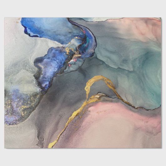 Abstrakter rosa Hintergrund mit schönem Schmuckstü Geschenkpapier (Flach)