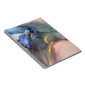 Abstrakter rosa Hintergrund mit schönem Schmuckstü Notizblock (Rechte Seite)