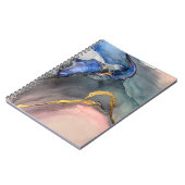 Abstrakter rosa Hintergrund mit schönem Schmuckstü Notizblock (Linke Seite)