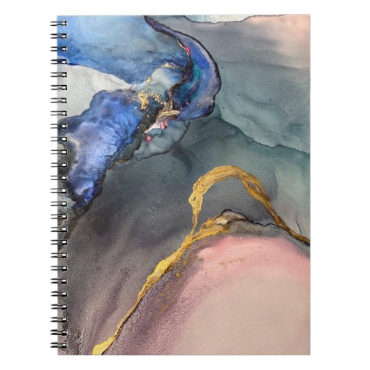 Abstrakter rosa Hintergrund mit schönem Schmuckstü Notizblock (Vorderseite)