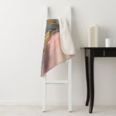 Abstrakter rosa Hintergrund mit schönem Schmuckstü Sherpadecke (Beispiel)