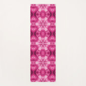 Abstrakter rosa Star Yogamatte (Vorderseite)