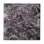 Abstrakter rosa und grauer Marmor Fliese (Vorderseite)