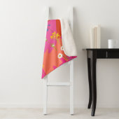 Abstrakter Rosa- und Orangengarten Sherpadecke (Beispiel)