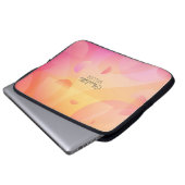 Abstrakter rosafarbener Hintergrund mit Individuel Laptopschutzhülle (Vorne Knopf)