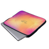 Abstrakter rosafarbener Hintergrund mit Individuel Laptopschutzhülle (Vorne Knopf)