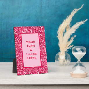 Abstrakter, rosafarbener Rahmen