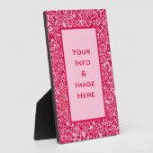 Abstrakter, rosafarbener Rahmen (Seite)