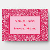 Abstrakter, rosafarbener Rahmen (Vorderseite)