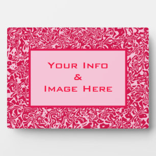 Abstrakter, rosafarbener Rahmen