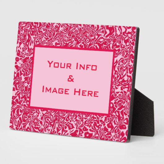 Abstrakter, rosafarbener Rahmen (Seite)