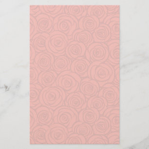 Abstrakter Rosen-Hintergrund Briefpapier