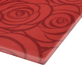 Abstrakter Rosen-Hintergrund Schneidebrett (Ecke)