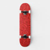 Abstrakter Rosen-Hintergrund Skateboard (Vorderseite)