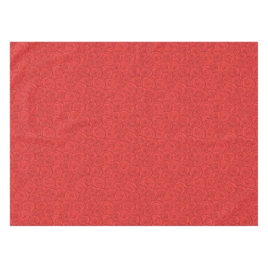Abstrakter Rosen-Hintergrund Tischdecke (Vorderseite (Horizontal))