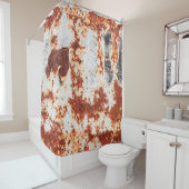 abstrakter Rostkornhintergrund Duschvorhang (Beispiel)