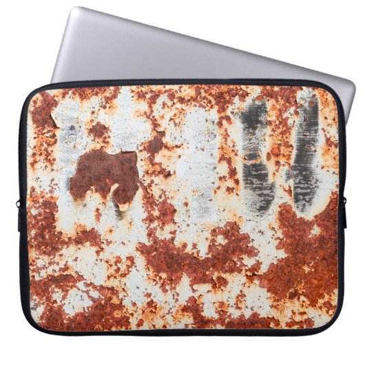 abstrakter Rostkornhintergrund Laptopschutzhülle (Vorderseite)