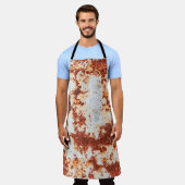 abstrakter Rostkornhintergrund Schürze (Getragen)