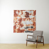 abstrakter Rostkornhintergrund Wandteppich (Beispiel (Horizontal))