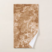 Abstrakter Rostmor Badhandtuch Set (Handtuch)