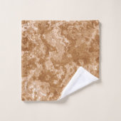 Abstrakter Rostmor Badhandtuch Set (Waschlappen)