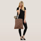 Abstrakter Rostmor Tasche (Am Model)