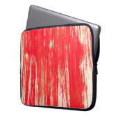 Abstrakter roter Hintergrund in Aquarellfarben Laptopschutzhülle (Vorderseite Links)