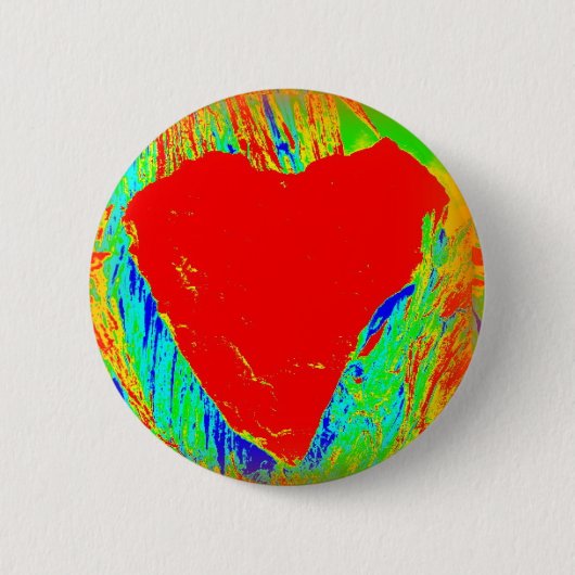abstrakter roter Knopf Button (Vorderseite)