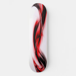 Abstrakter roter Strudel Skateboard