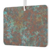 Abstrakter roter und blauer Marmor Autolufterfrischer (Links)