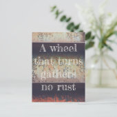 Abstrakter Rotharnrösten Postkarte (Stehend Vorderseite)