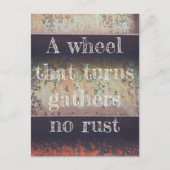 Abstrakter Rotharnrösten Postkarte (Vorderseite)