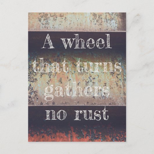 Abstrakter Rotharnrösten Postkarte (Vorderseite)