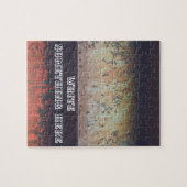 Abstrakter Rotharnrösten Puzzle (Horizontal)