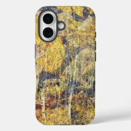 Abstrakter Rückgang iPhone 16 Hülle