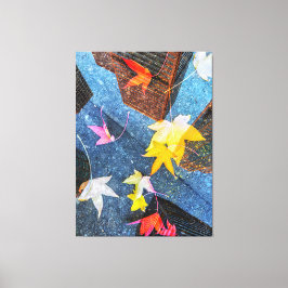 Abstrakter Rückgang in der Stadt Leinwanddruck