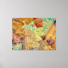 Abstrakter Rückgang Leinwanddruck