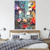 Abstrakter Rückgang Leinwanddruck (Insitu (Schlafzimmer))