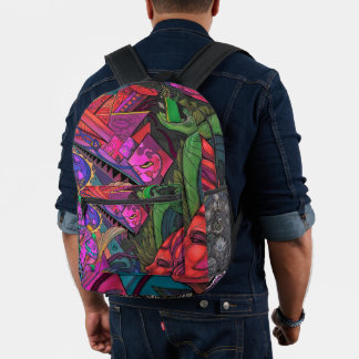 Abstrakter Rucksack