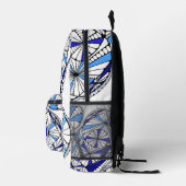 Abstrakter Rucksack für geometrisches Blut (Rechts)
