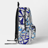Abstrakter Rucksack für geometrisches Blut (Links)