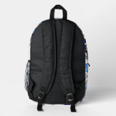 Abstrakter Rucksack für geometrisches Blut (Rückseite)