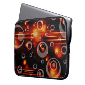 Abstrakter Ruhm Laptopschutzhülle (Vorderseite Links)
