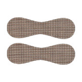 Abstrakter Rustikaler Burlap-Körbchen-Look Basebal Baseball (Paneele)