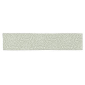 Abstrakter Salbei Kurzer Tischläufer (Horizontal)