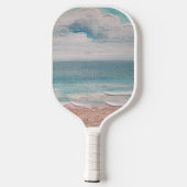 Abstrakter Sand Pickleball Schläger (Rückseite)