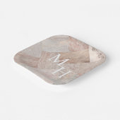 Abstrakter Sandstein Marble Pappteller (Gewinkelt)