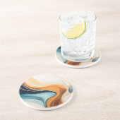 Abstrakter Sandstone-Untersetzer Getränkeuntersetzer (Seite)