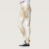 Abstrakter Sandstrand Leggings (Links)